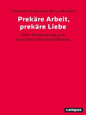 cover image of Prekäre Arbeit, prekäre Liebe